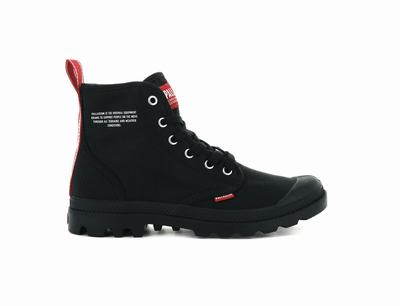 Botas Palladium PAMPA HI DARE Mujer Negras | Costa Rica-49736